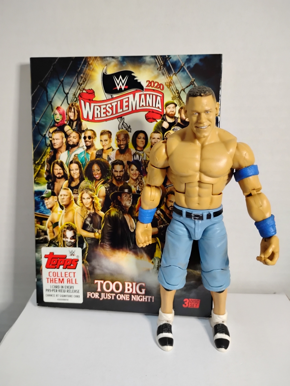 Wwe John Cena Action Figure And WrestleMania 36 Nib Combo Deal